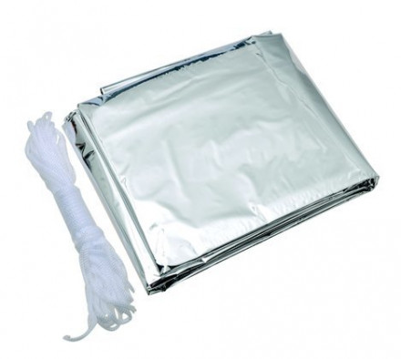 Reflective Tube Tent - Silver